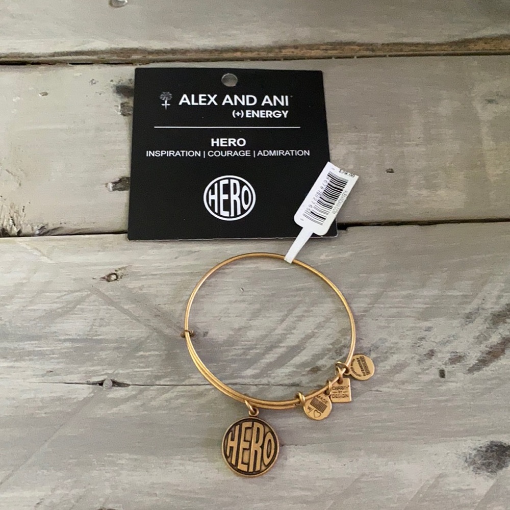 NWT ALEX AND ANI HERO Gold-Plated Bracelet